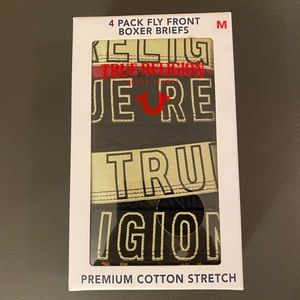 Men’s True Religion Boxer Briefs (4 Pack)